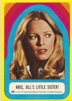 1977 Topps Charlie's Angels - Stickers #28 Kris, Jill's Little Sister! Front