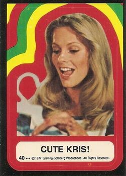 1977 Topps Charlie's Angels - Stickers #40 Cute Kris Front