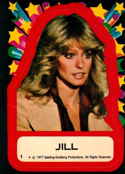 1977 Topps Charlie's Angels - Stickers #1 Jill Front