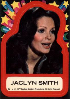 1977 Topps Charlie's Angels - Stickers #5 Jaclyn Smith Front