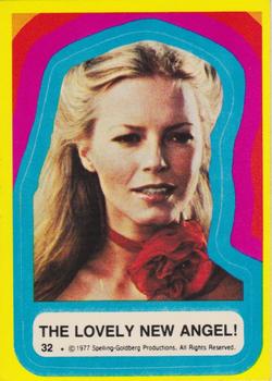1977 Topps Charlie's Angels - Stickers #32 The Lovely New Angel! Front