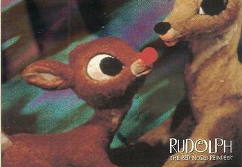 2001 Dart Rudolph the Red-Nosed Reindeer Test Issue - Holofoil Original Cartoons #C2 Which famous reindeer was Rudolph's father… Front