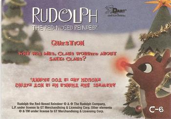 2001 Dart Rudolph the Red-Nosed Reindeer Test Issue - Holofoil Original Cartoons #C6 Why was Mrs. Claus worried about Santa Claus… Back