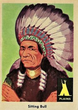 1959 Fleer Plains Indians (R730-2) #1 Sitting Bull Front
