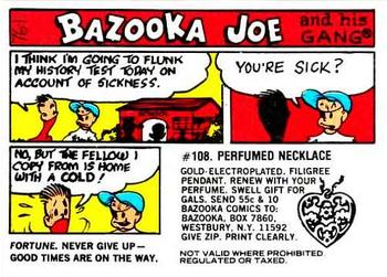 1976 Topps Bazooka Joe and His Gang #76-1 Fortune. Never give up - good times are on the way. Front
