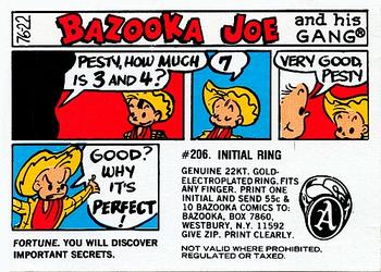 1976 Topps Bazooka Joe and His Gang #76-22 Fortune. You will discover important secrets. Front