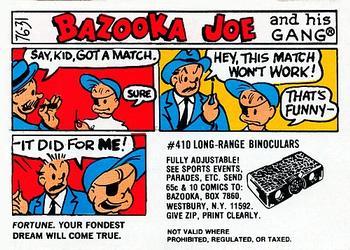 1976 Topps Bazooka Joe and His Gang #76-31 Fortune. Your fondest dream will come true. Front