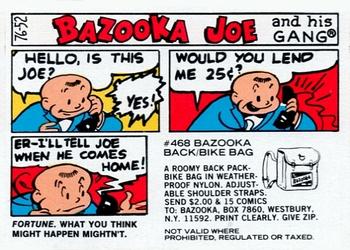 1976 Topps Bazooka Joe and His Gang #76-52 Fortune. What you think might happen mightn't. Front