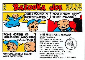 1976 Topps Bazooka Joe and His Gang #76-62 Fortune. Angels guard your every step. Front