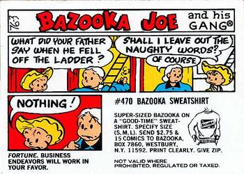 1976 Topps Bazooka Joe and His Gang #76-3 Fortune. Business endeavors will.work in your favor. Front
