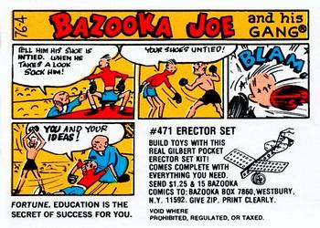 1976 Topps Bazooka Joe and His Gang #76-4 Fortune. Education is the secret of success for you. Front
