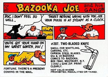 1976 Topps Bazooka Joe and His Gang #76-12 Fortune. There's a present coming in the mail. Front