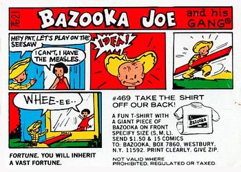 1976 Topps Bazooka Joe and His Gang #76-21 Fortune. You will inherit a vast fortune. Front