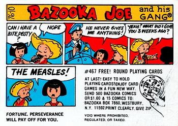 1976 Topps Bazooka Joe and His Gang #76-10 Fortune. Perseverance will pay off for you. Front