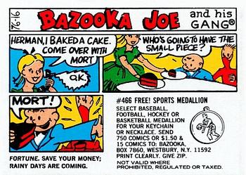 1976 Topps Bazooka Joe and His Gang #76-16 Fortune. Save your money; rainy days are coming. Front