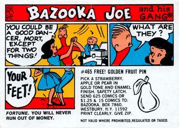 1976 Topps Bazooka Joe and His Gang #76-50 Fortune. You will never run out of money. Front