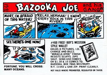1976 Topps Bazooka Joe and His Gang #76-61 Fortune. You will cross many oceans. Front