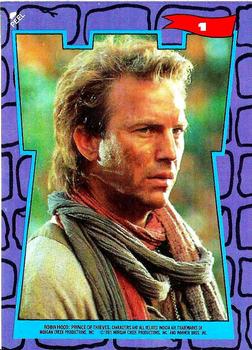 1991 Topps Robin Hood: Prince of Thieves (55) - Stickers #1 Robin Hood Front