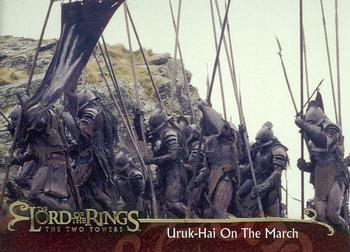 2002 Topps Lord of the Rings: The Two Towers #19 Uruk-Hai On The March Front