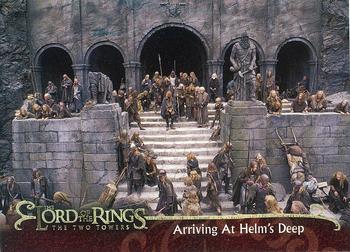 2002 Topps Lord of the Rings: The Two Towers #58 Arriving At Helm's Deep Front