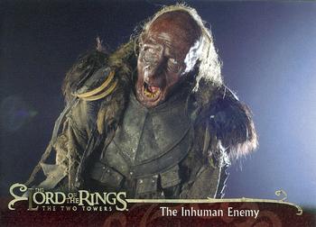 2002 Topps Lord of the Rings: The Two Towers #70 The Inhuman Enemy Front