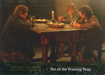 2001 Topps Lord of the Rings: The Fellowship of the Ring #37 Inn of the Prancing Pony Front