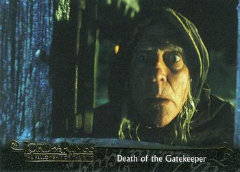 2001 Topps Lord of the Rings: The Fellowship of the Ring #40 Death of the Gatekeeper Front