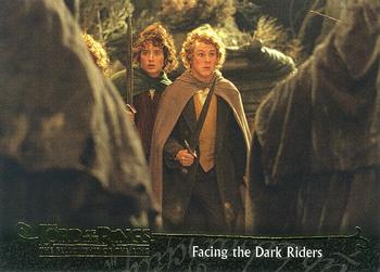 2001 Topps Lord of the Rings: The Fellowship of the Ring #43 Facing the Dark Riders Front