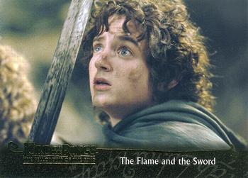 2001 Topps Lord of the Rings: The Fellowship of the Ring #45 The Flame and the Sword Front