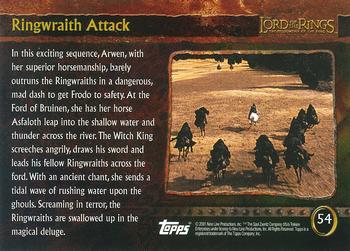 2001 Topps Lord of the Rings: The Fellowship of the Ring #54 Ringwraith Attack Back