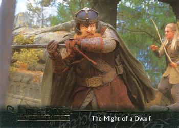 2001 Topps Lord of the Rings: The Fellowship of the Ring #76 The Might of a Dwarf Front
