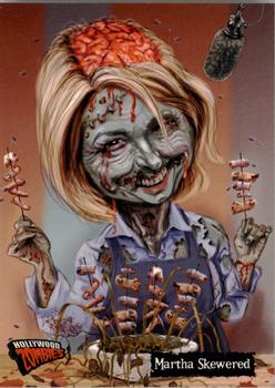 2007 Topps Hollywood Zombies #12 Martha Skewered Front