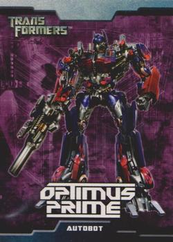 2007 Topps Transformers Movie #1 Optimus Prime Front