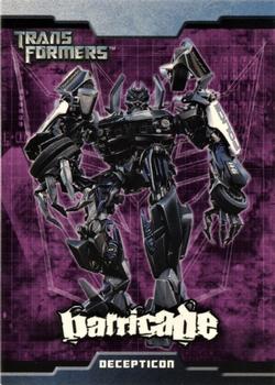 2007 Topps Transformers Movie #7 Barricade Front