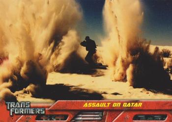 2007 Topps Transformers Movie #37 Assault on Qatar Front