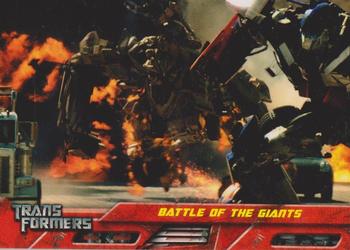 2007 Topps Transformers Movie #53 Battle of the Giants Front