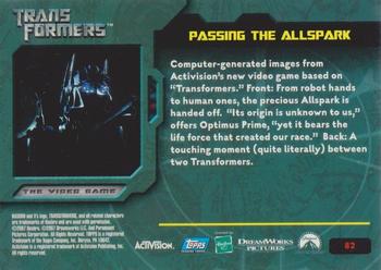 2007 Topps Transformers Movie #82 Passing the Allspark Back