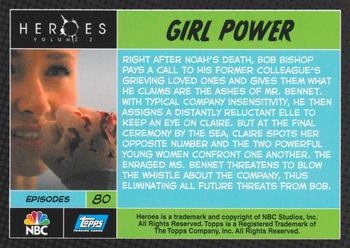 2008 Topps Heroes Volume 2 #80 Girl Power Back