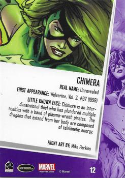2013 Rittenhouse Women of Marvel Series 2 #12 Chimera Back