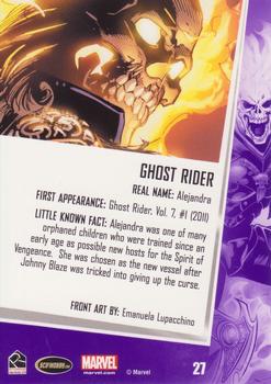 2013 Rittenhouse Women of Marvel Series 2 #27 Ghost Rider Back