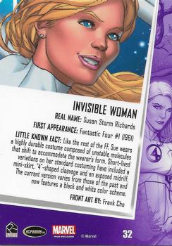 2013 Rittenhouse Women of Marvel Series 2 #32 Invisible Woman Back