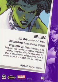 2013 Rittenhouse Women of Marvel Series 2 #68 She-Hulk Back
