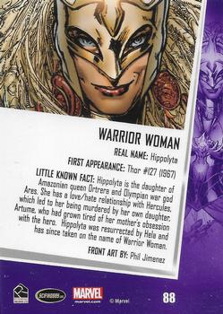2013 Rittenhouse Women of Marvel Series 2 #88 Warrior Woman Back