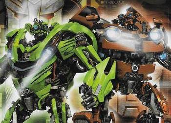 2009 Topps Transformers: Revenge of the Fallen #16 Skids and Mudflap Front