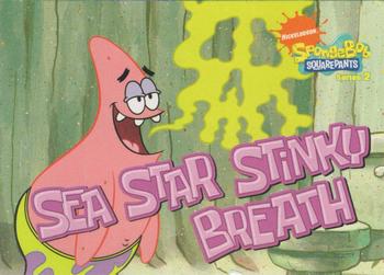 2009 Topps SpongeBob SquarePants Series 2 #2 Patrick: Sea Star Stinky Breath Front
