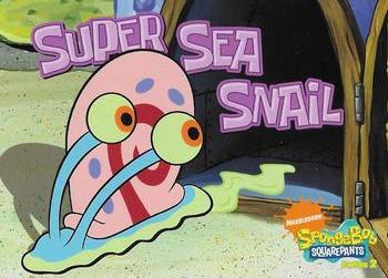 2009 Topps SpongeBob SquarePants Series 2 #7 Gary: Super Sea Snail Front