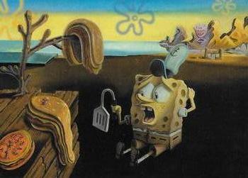 2009 Topps SpongeBob SquarePants Series 2 #10 Persistence of SpongeBob Front