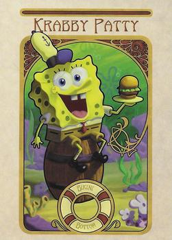 2009 Topps SpongeBob SquarePants Series 2 #11 Krabby Patty / SpongeBob Nouveau Front