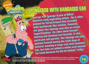 2009 Topps SpongeBob SquarePants Series 2 #16 SpongeBob with Bandaged Ear Back