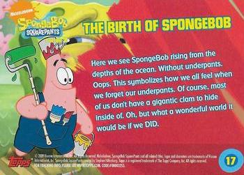 2009 Topps SpongeBob SquarePants Series 2 #17 The Birth of SpongeBob Back